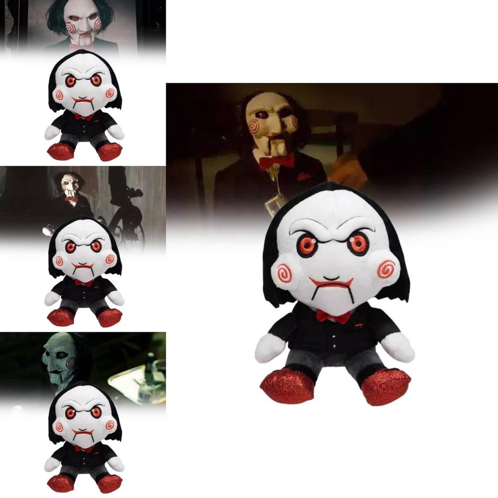 Adorable 18cm Plush Doll From Saw Movie Featuring Iconic Billy Character For Collectors