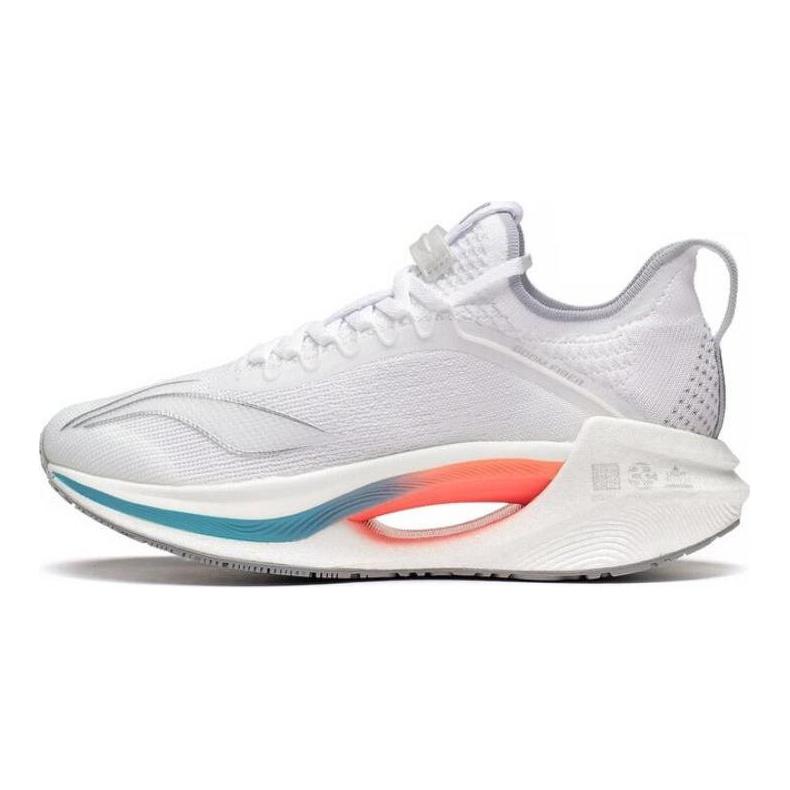 Li Ning Shadow Essential BOOM Technology Reflective Lightweight Low top Running Shoes Women's White ARRS008-2