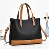 Fashionable Women's Shoulder Bag Hot Sale of The Season New Style Versatile Handbag PU Leather Large Capacity Female Tote Sac