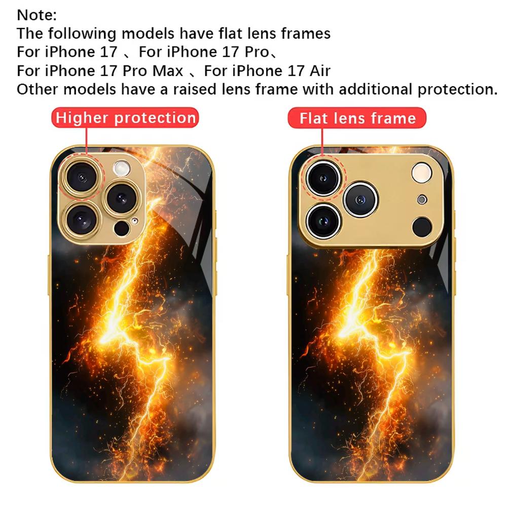 New model Exquisite Bestseller Phone Case Electroplated Glass PhoneCase for iPhone 17 16 15 14 13 12 11pm Pro Plus tablet case