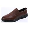 Men's shoes new trendy tower fashion business casual leather shoes breathable comfortable lazy one pedal men's leather shoes