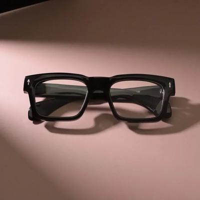 Retro Square Light Eyeglass Frame Women Men Transparent Unisex Glasses For Female Male