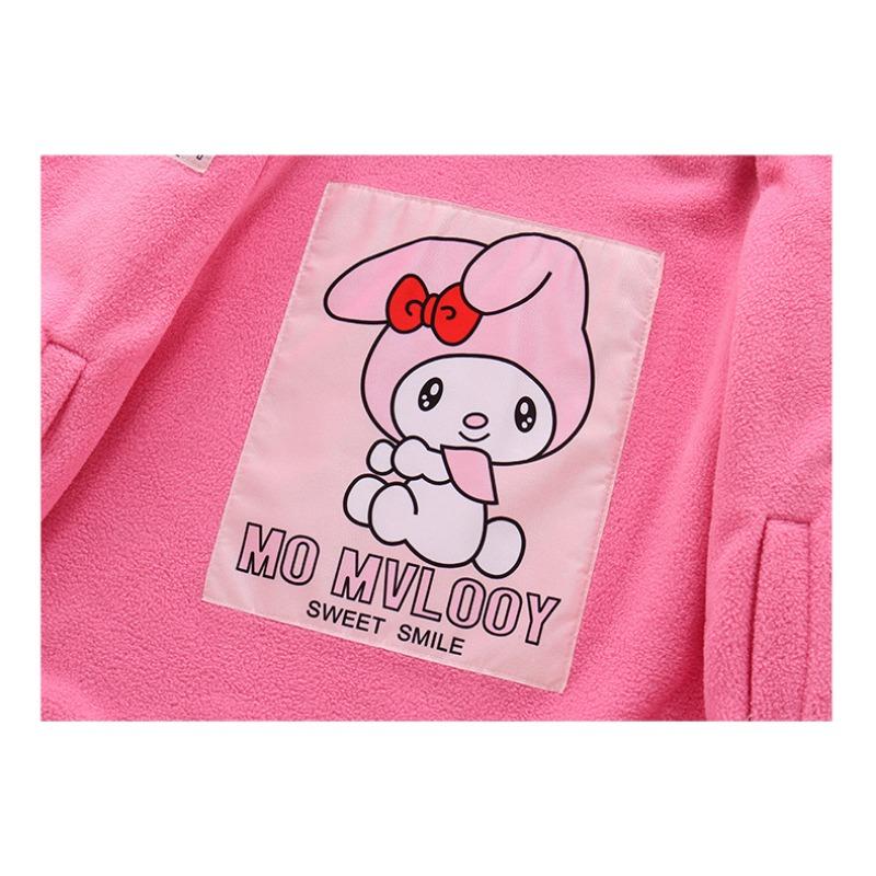 Girl S Big Kids Two Sided Fleece Lined Thick Fashion Jacket