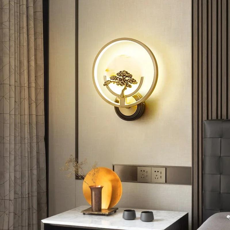 Modern LED wall lamp living room background lamp dining room staircase corridor bedroom bedside lamp indoor lighting