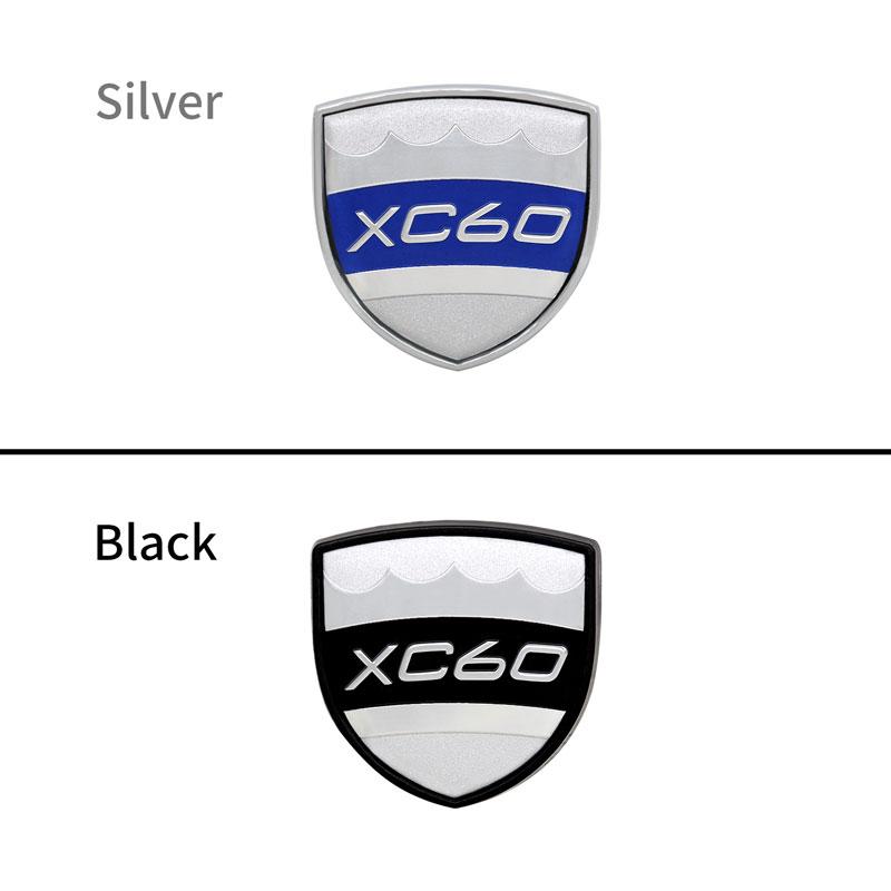3D Metal Chrome Car Fender Sticker Side Emblem Badge For Volvo V40 V60 S90 V90 S60 S80 XC60 XC40 S80L Logo Auto Accessories