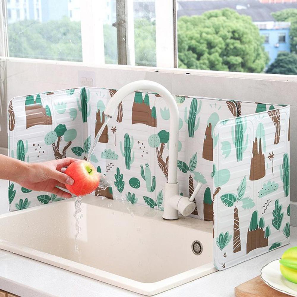 Kitchen Cooking Oil-proof Baffle Household Stove Splash-proof Oil-proof Plate Gas Stove Heat-insulation Plate Oil-separating Shielding Plate Hoarding