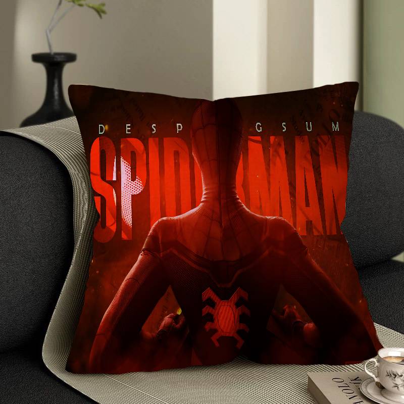 Avengers S-Superhero S-Spiderman Pillowcase toon Gift Cushion Cover Bedroom Home Sofa Chair Seat Decor pillow case
