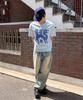 Nodi Final Boss Dragon Crop Tee Sky Blue