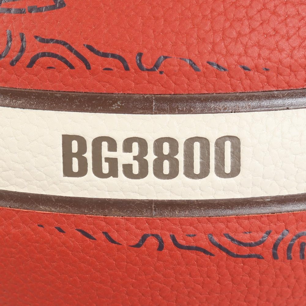 Molten Eurobasket 2025 Model Basketball, Synthetic Leather, Size 5, B5G3800-E5Z