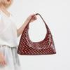 Summer Luxury Vintage Underarm Bags Pu Leather Rivet Shoulder Bags Large Capacity  Commuter Travel Shoulder Bag