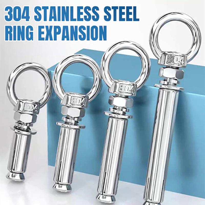 Stainless Steel Expansion Bolt M6 M8 M10 304 Grade Eye Bolt Anti Loose Anchor for Equipment and Pipe Mounting
