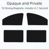 2/4Pcs Blackout Car Window Sun Shade 99% UV Blocking Car Privacy Curtains Car Window Covers  Travel