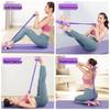 Abdominal and Waist Slimming Fitness Equipment with Elastic Rope for Sit-ups and Leg Pedals
