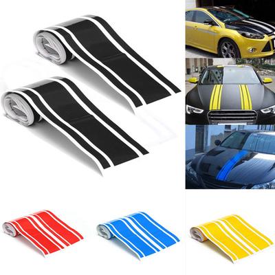 Car Hood Car Stickers Modification Racing Stripe Car Body Sticker Paper Flower Universal Hood