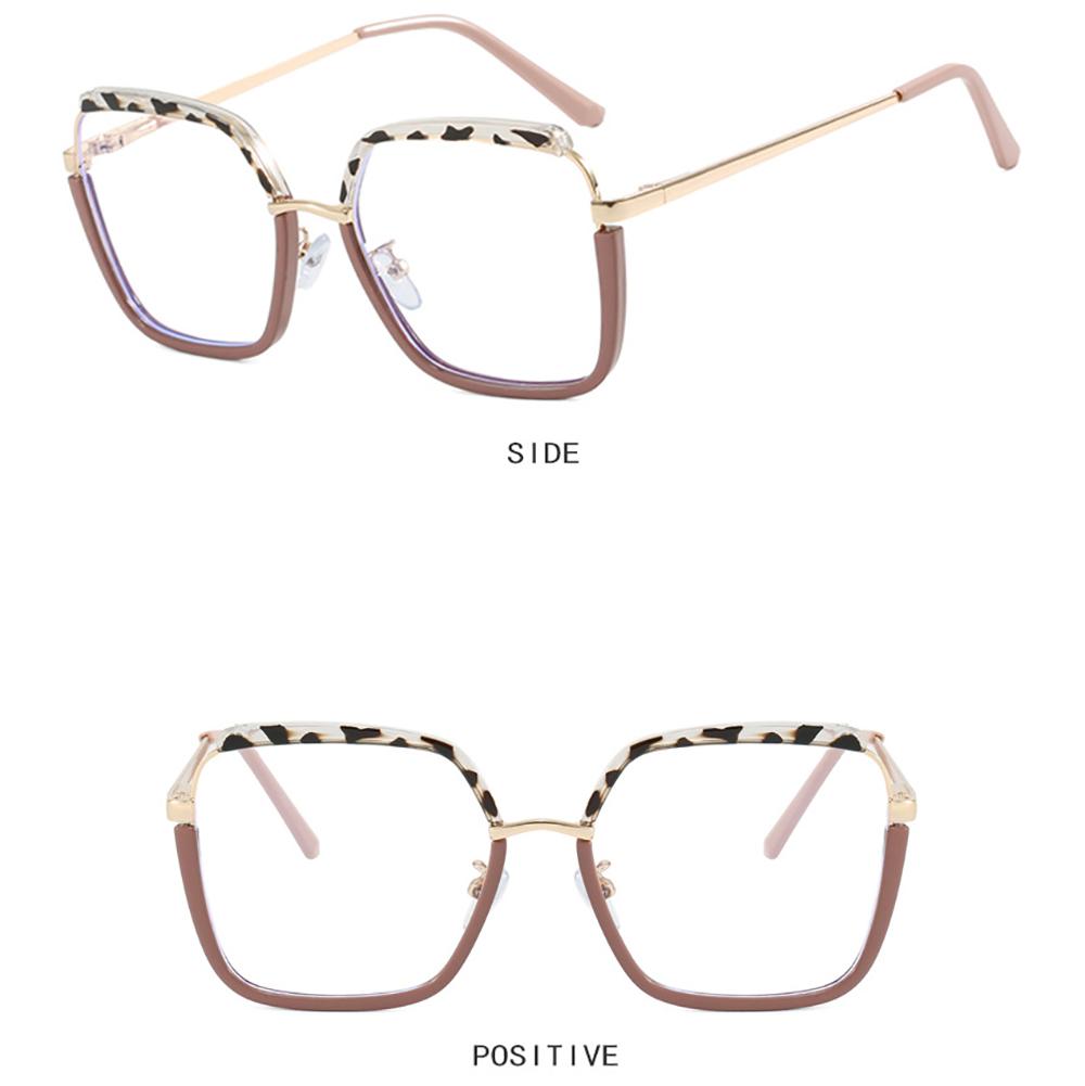 Square Glasses Frame Comfortable Computer Optical Eyewear Unisex Anti Blue Light Glasses Fashion Large Frame Eyewear For Travel