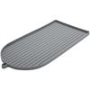 Raised Lip Edge Kitchen Counter Protector Silicone Drying Mat Durable Espresso Maker Mat  Cafe Use