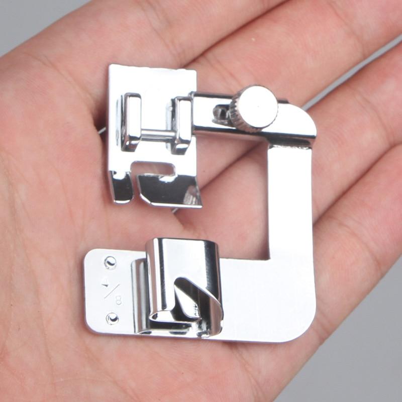 13/19/22mm Domestic Sewing Machine Foot Presser Foot Rolled Hem Feet Sew Accessories