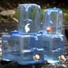 5/8/10/12/15L Clear Plastic Water Container Tanks with Tap Outdoor Water Bucket Camping Water Carrier Portable Bucket