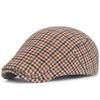 Men and Women Unisex’s Retro Berets Plaid Breathable Absorbent Paperboy Cap Spring Autumn Outdoor Casual Street Hats