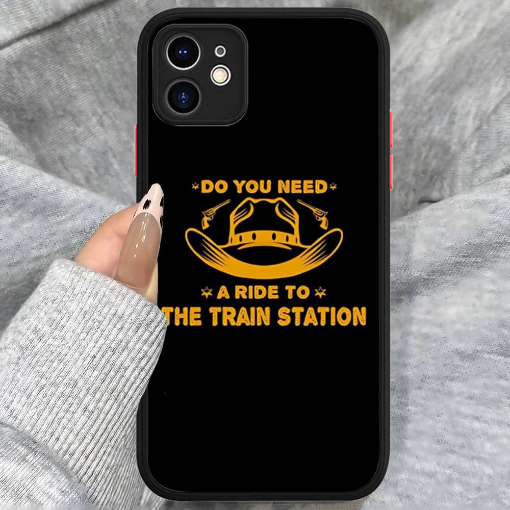 Tv Y-yellowstoneS Logo Silicone Case For IPhone 16 15 14 13 12 11 Pro Max Plus X XS MAX Shockproof Matte Cover