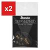 Guitar Picks, Ibanez, Grip Wizard Series Sand Grip Short Teardrop Pick, HEAVY 1.0mm