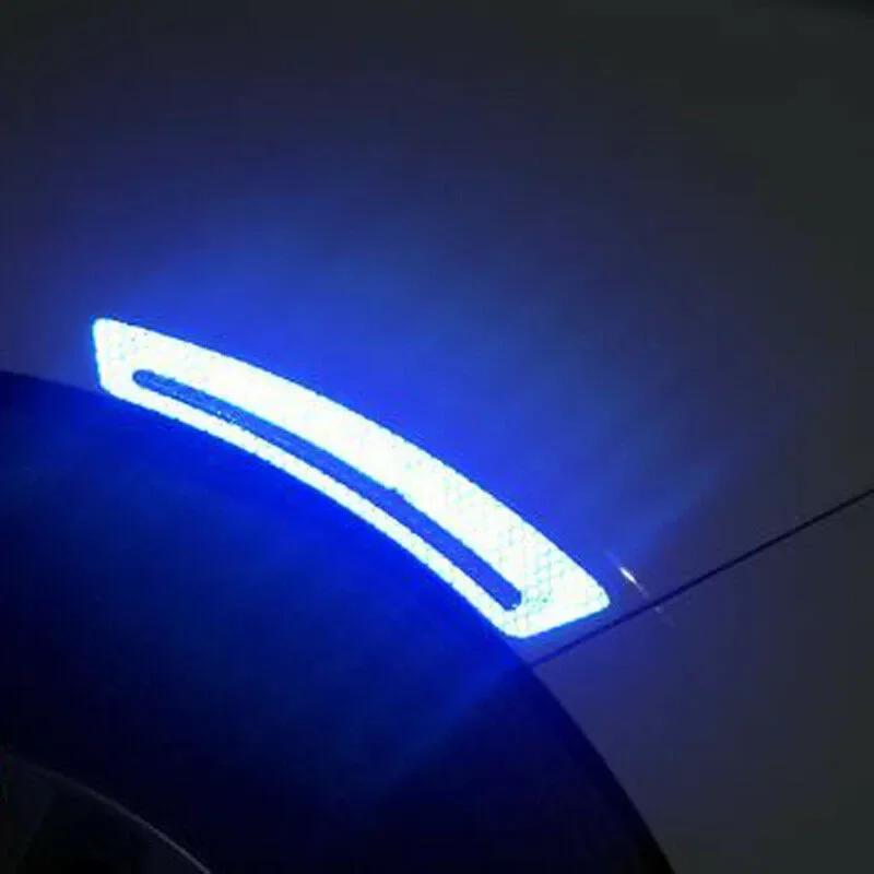 Practical Glossy Reflective Sun-resistant Car Fender Protector Wheel Arch Mouldings Sticker Wheel Eyebrow Sticker Decorative