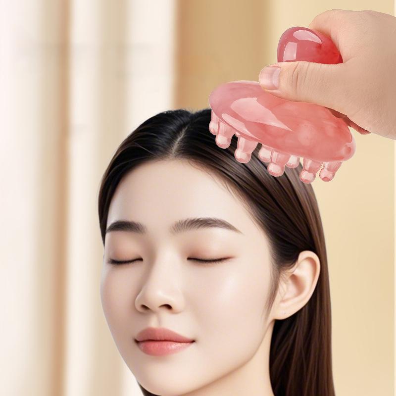 Resin Octopus Massage Comb Head Meridian Scalp Massage Brush Acupuncture SPA Gua Sha Massage Comb Fatigue Relief Massage