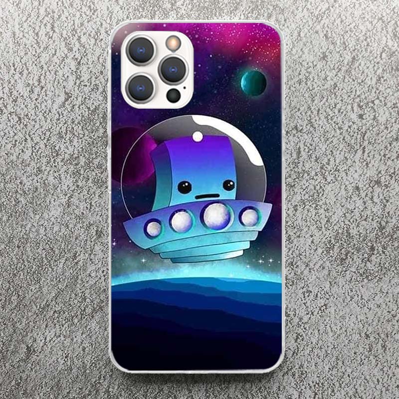 Custodia morbida con stampa del gioco Geometry Dash per iPhone 17 Air 16 16E 15 14 Plus 13 Mini 12 11 Pro Max Cover con motivo per telefono SE 7 8