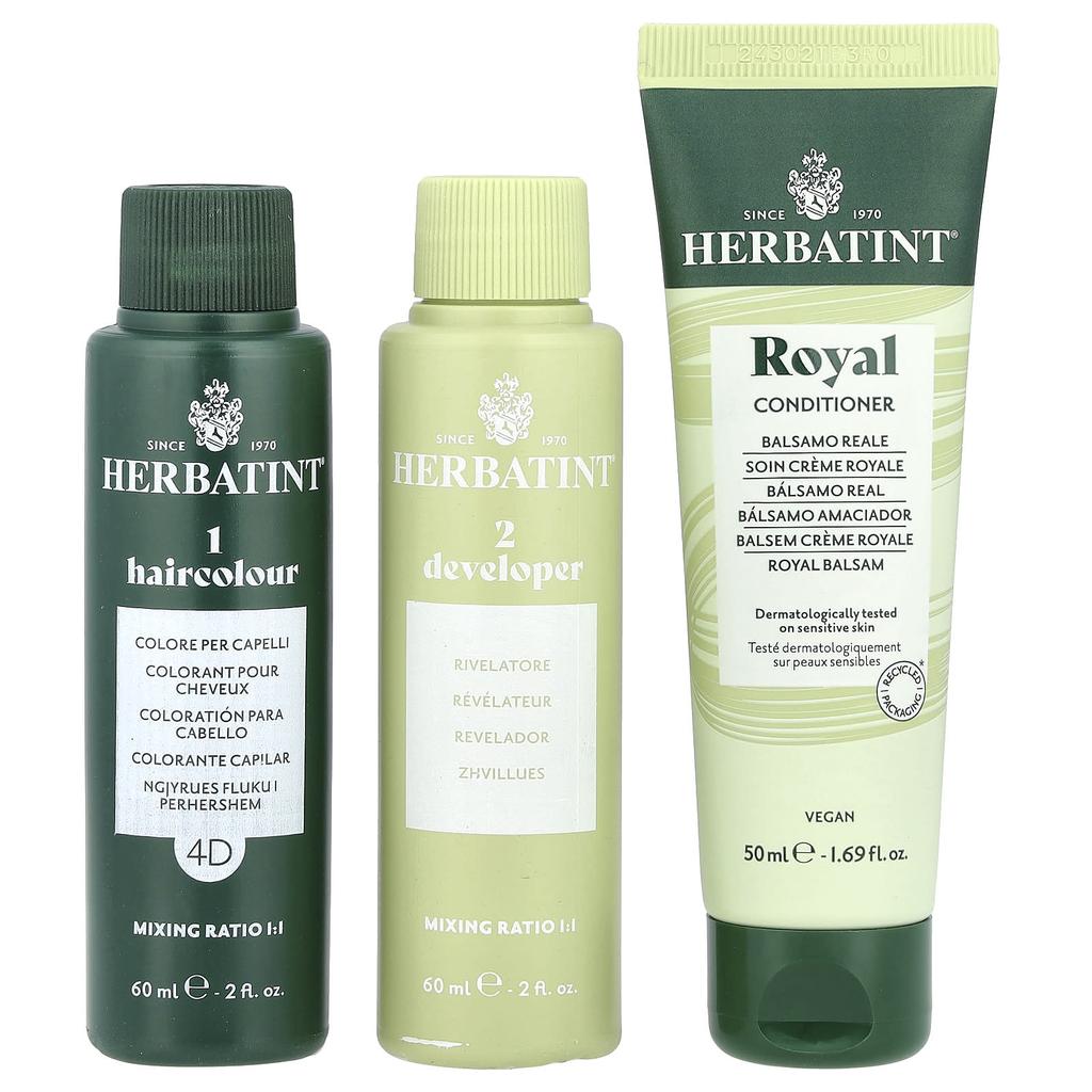 Permanent Color Gel, 4D, Golden Chestnut, 135Ml (4.56Fl Oz)