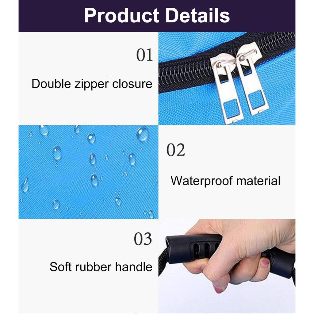 RV Sewer Hose Storage Waterproof RV Sewage Hose Storage Portable Carrier With Double Zipper Holder For Septic Tools Camping