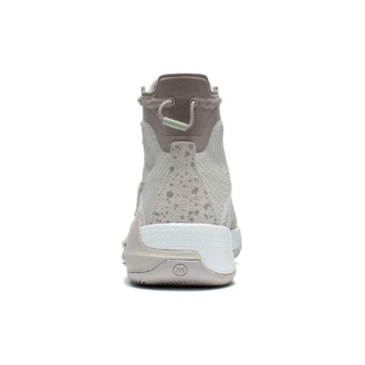 New LiNing YuShuai 13 Boom Sand Hawk Anti Slip And Wear Resistant Lightweight High Top Basketball Shoes Men's Gray ABAP065-21
