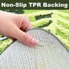 Bathroom Carpet Bath Mat Shower Floor Bath Mat Anti Slip and Water Absorbent Washable Carpet Embossed Leaf Shaped Suitable for Bathroom Laundry Room