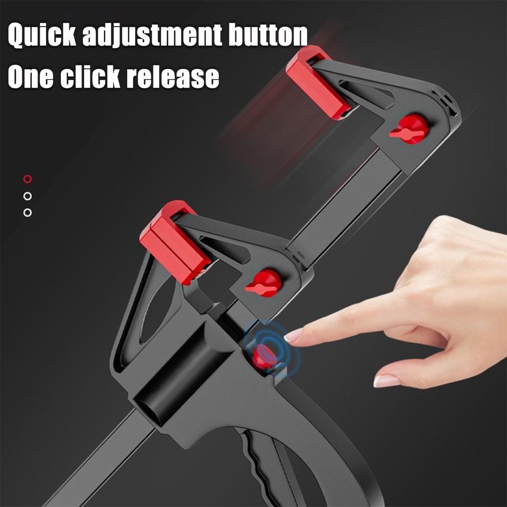 8 Inch Bar Clamps for Woodworking,1 Pack Quick Grip Clamps Trigger Clamp One Handed Ratchet Clamp,Small Bar Clamp for Craft