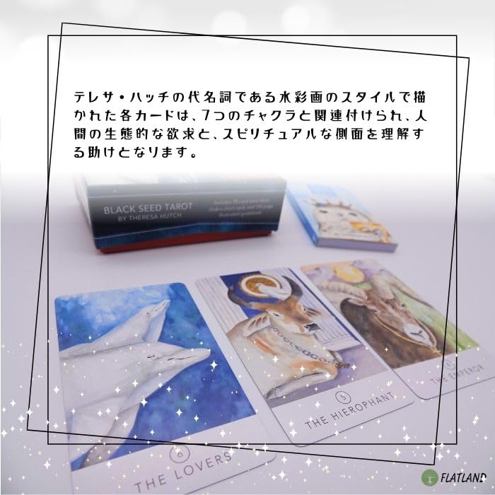 Black Seed Tarot Reading Japanese Instruction Manual Authentic Tarot 78 Cards Tarot, Instructions, Included, Cards,