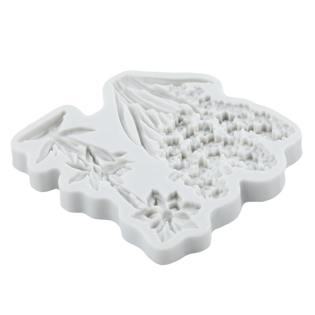 Flower Silicone Molds Flower Leaf Fondant Mold Cake Decorating Tools Cupcake Topper Chocolate Candy Craft Gum Paste Polymer Clay