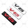 3D Metall Chrom Zinklegierung Emblem Universal V6 Logo Auto Plakette Karosserie Kofferraum Kotflügel Klebe Emblem Autozubehör