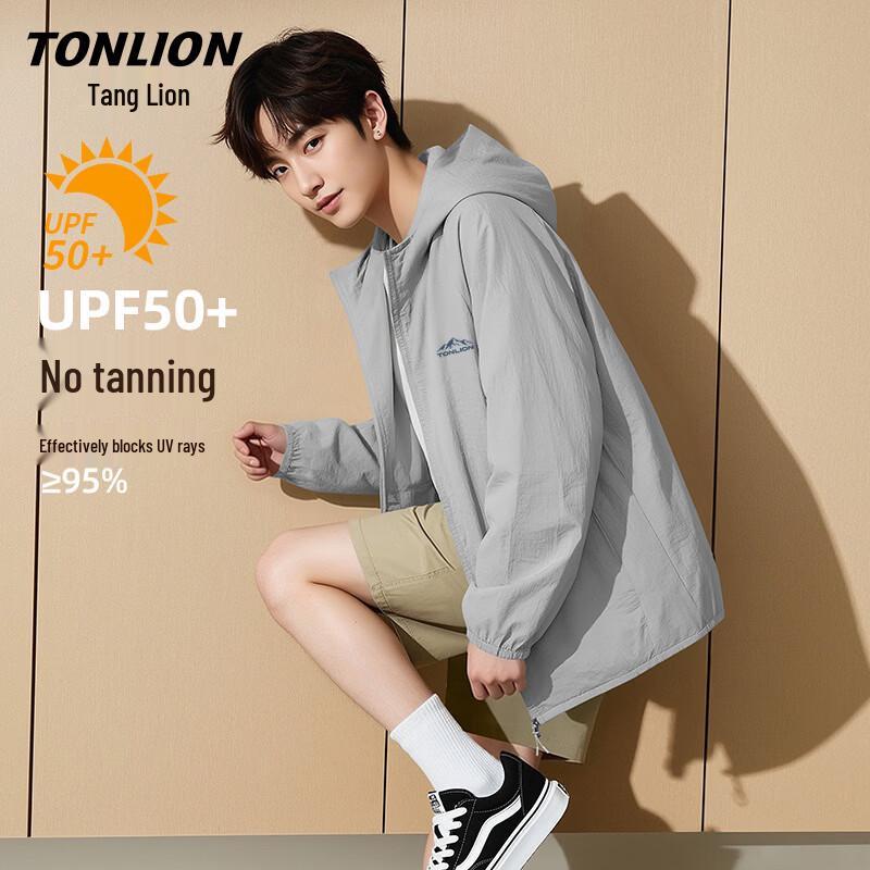 

TonLion Men s Lightweight Hooded Sun Protection Jacket 4XL