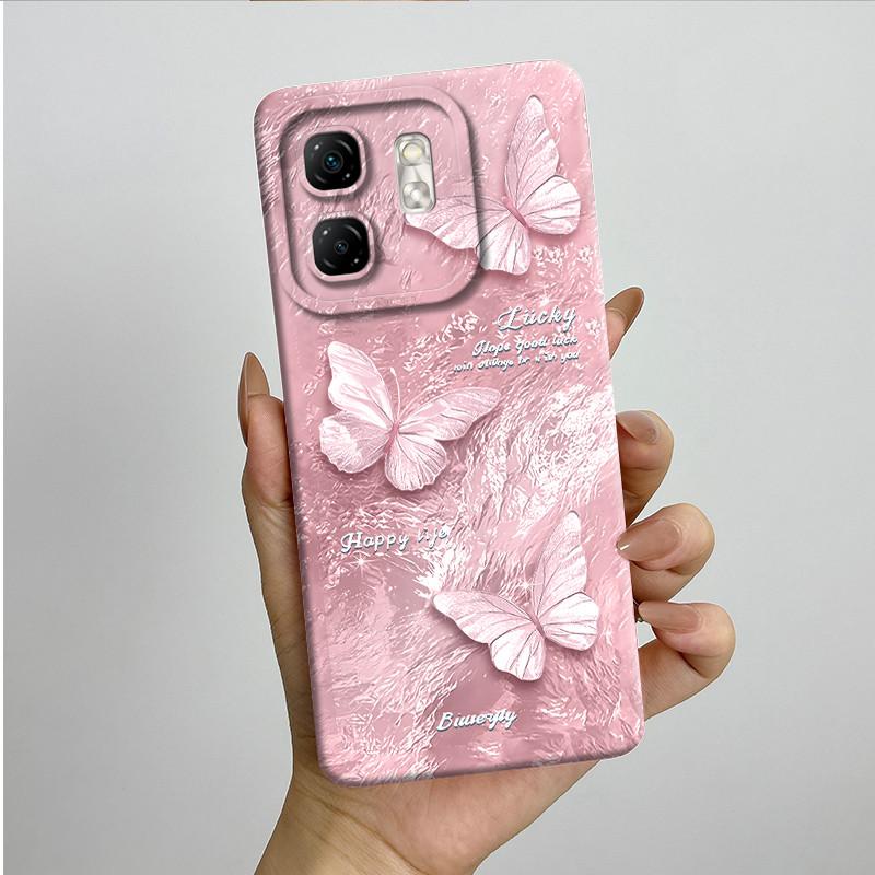 For Infinix Hot 50i Case Hot50i X6531 Soft Silicone TPU Painted Phone Coque Cartoon Printed Shockproof Protective Fundas Cover