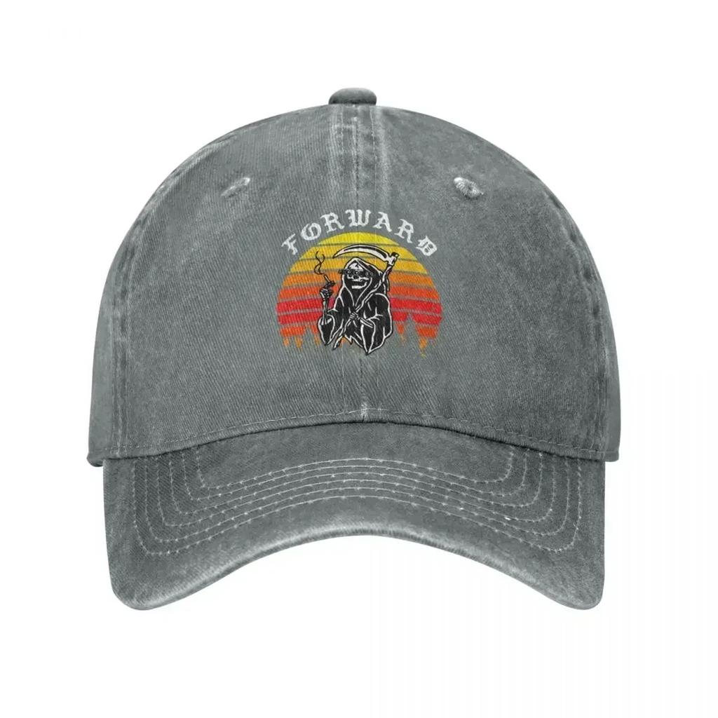 Forward Observations Group FOG Unisex Women Baseball Caps Skull Distressed Washed Caps Hat Vintage Outdoor Activities Snapback Hat