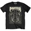 Pantera 101 Proof Totenkopf Schwarz T-Shirt