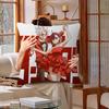 Japanese Anime D-Dandadanes Maple Design Cushion Cover Happy Autumn Harvest decor Holiday Decorati Pillow Cover