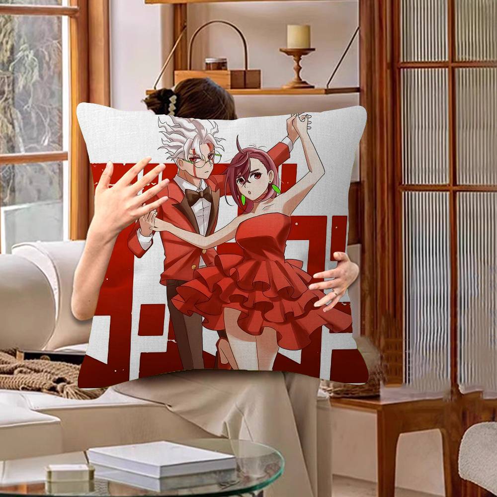 Japanese Anime D-Dandadanes Maple Design Cushion Cover Happy Autumn Harvest decor Holiday Decorati Pillow Cover