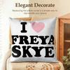 Singer Freya SSkye Cushion Cover Natural Linen Organic Fabric DoubleSided Printing Sofa Home Decor Gift Pillow Case