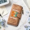 California Surf Style Long Wallet Fashion Casual Large Capacity Purse