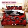 Pennywise Pattern Bedding Home Decoration Birthday Gift ( 1 duvet cover + 2 pillowcase, without core),fan merchandise.