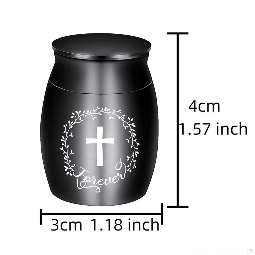 Aluminum Alloy Pet Urns Keepsake Memorial Ash Holder Cats Ashes Holders for Puppy