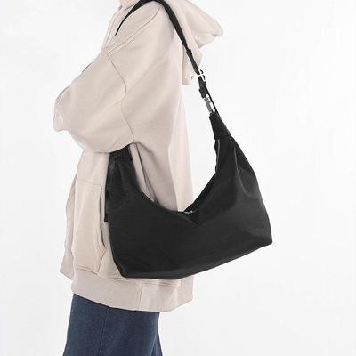 2025 Sac à main bandoulière Oxford noir imperméable décontracté pour femmes