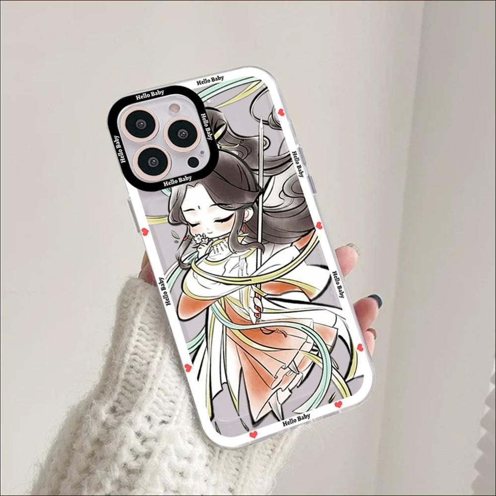 Heaven Official’s Blessing Phone Case For iPhone 11 12 13 14 Mini Pro Max XR X XS TPU Clear Case For 8 7 6 Plus SE 2020