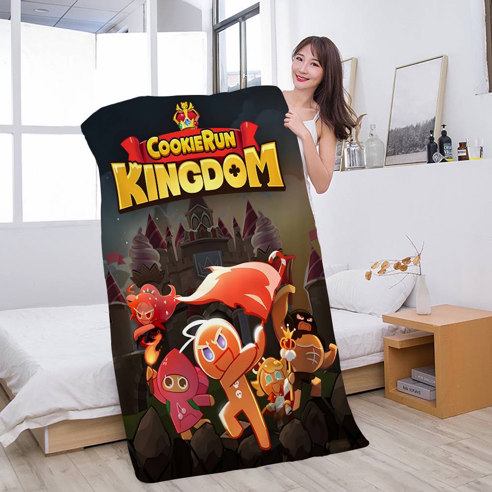 Game C-Cookie R-Run K-Kingdom Bath Towel Microfiber Soft Water Absorbing Breathable For Girl Kids Decorative Beach Towel