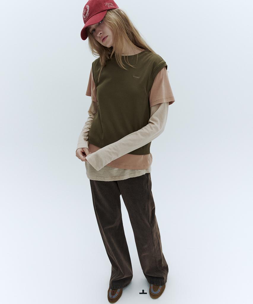 CITYBREEZE [3Set] Layered T-Shirt Pack_Khaki